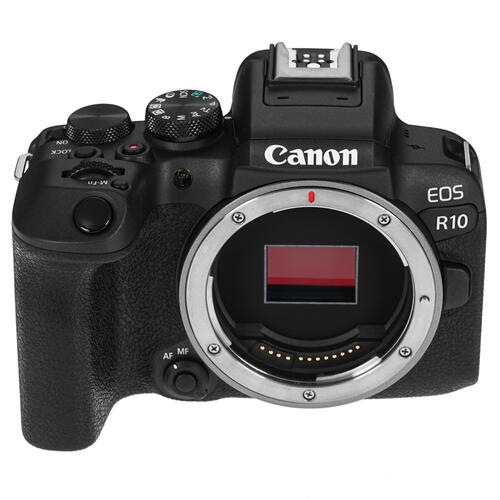 Купить Беззеркальный фотоаппарат Canon EOS R10 Body черный  5068872. Характеристики, отзывы и цены в Донецке