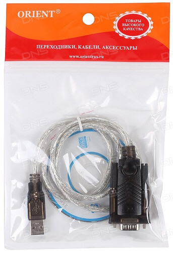 Купить Кабель Orient USB 2.0 Type-A - COM(RS232) 9M  1267425. Характеристики, отзывы и цены в Донецке