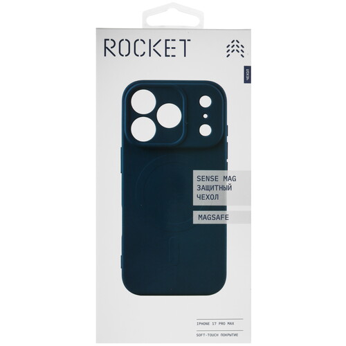 Купить Накладка  Rocket Sense Mag для Apple iPhone 17 Pro Max синий  5639109. Характеристики, отзывы и цены в Донецке