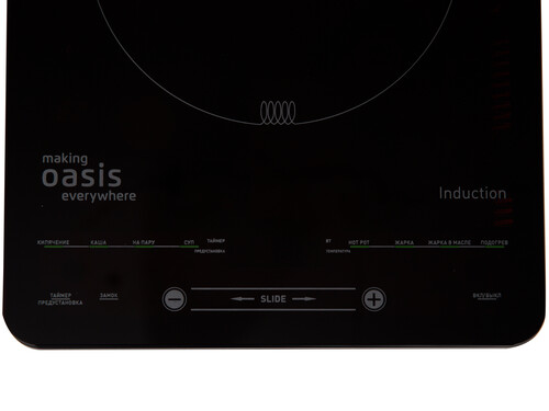Купить Плита компактная электрическая Oasis РI-B24SL черный  9979887. Характеристики, отзывы и цены в Донецке