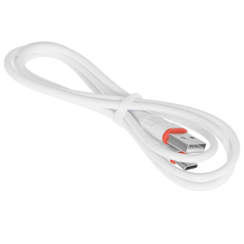 Купить Кабель круглый Borofone USB Type-C - USB 2.0 Type-A белый 1 м  9244426. Характеристики, отзывы и цены в Донецке