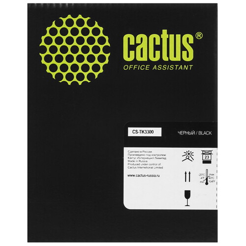 Купить Картридж лазерный Cactus CS-TK3300 черный, с чипом  9276067. Характеристики, отзывы и цены в Донецке