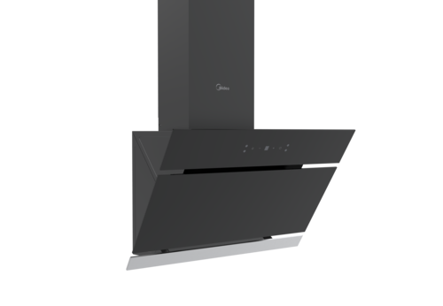 Купить Вытяжка наклонная Midea MH60AN668GB черный/серебристый  9245320. Характеристики, отзывы и цены в Донецке