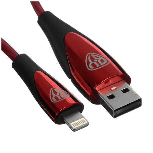 Купить Кабель круглый BY Lightning 8-pin - USB 2.0 Type-A красный 1 м  5482256. Характеристики, отзывы и цены в Донецке