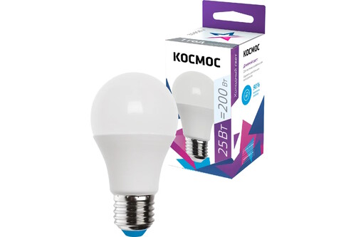 Купить Комплект светодиодных ламп Космос Lksm_LED25wA65E2745  9303088. Характеристики, отзывы и цены в Донецке