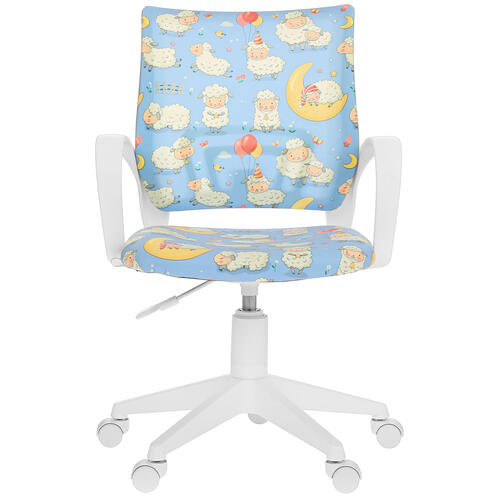 Купить Кресло детское Бюрократ BUROKIDS 1 W-SHEEPS голубой  5420021. Характеристики, отзывы и цены в Донецке