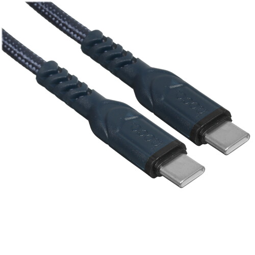 Купить Кабель круглый Hoco USB Type-C - USB Type-C синий 2 м  5474993. Характеристики, отзывы и цены в Донецке