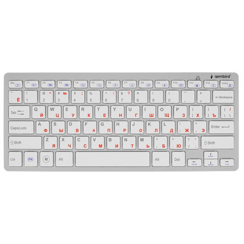 Купить Клавиатура+мышь беспроводная   Gembird KBS-7001 серебристый  5020205. Характеристики, отзывы и цены в Донецке