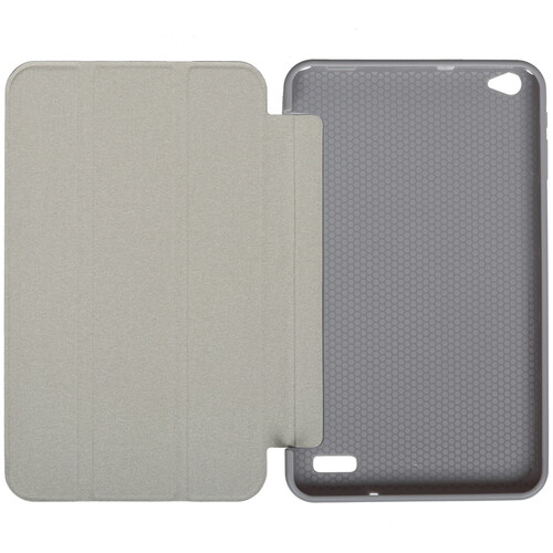 Купить Чехол-книжка BoraSCO для KENSHI E38/ Pad Lite E48 серый  5611772. Характеристики, отзывы и цены в Донецке