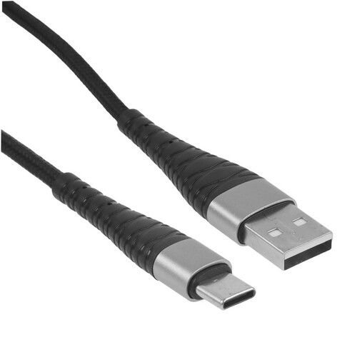 Купить Кабель круглый Borofone USB Type-C - USB 2.0 Type-A черный 1 м  9238057. Характеристики, отзывы и цены в Донецке