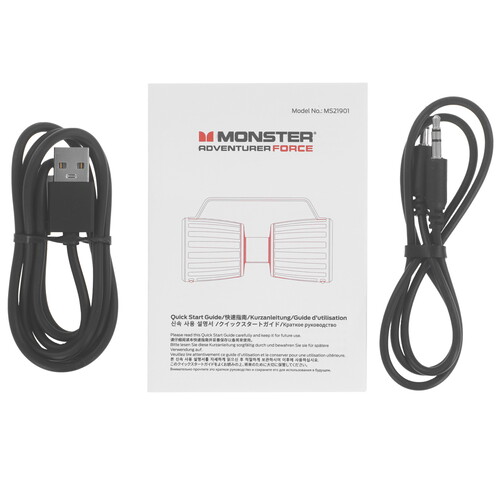 Купить Портативная аудиосистема MONSTER Adventurer Force, черный  9272091. Характеристики, отзывы и цены в Донецке