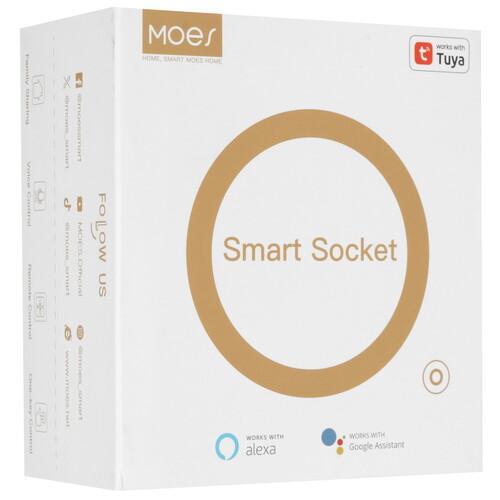 Купить Умная розетка MOES ZK-EU  5635803. Характеристики, отзывы и цены в Донецке