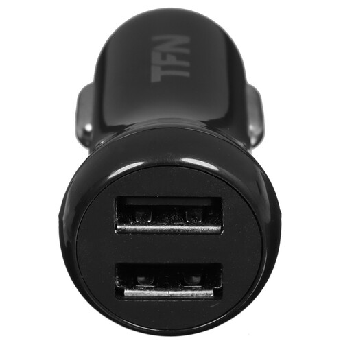 Купить Автомобильное ЗУ TFN 2xUSB черный  5472858. Характеристики, отзывы и цены в Донецке