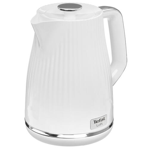 Купить Электрочайник Tefal KO250130 белый  8199284. Характеристики, отзывы и цены в Донецке