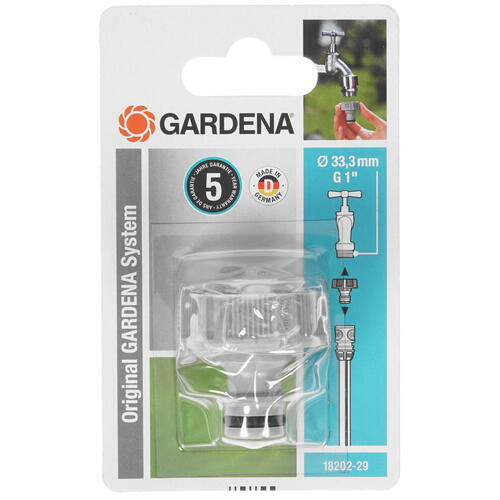 Купить Штуцер Gardena 18202-29.000.00  1254131. Характеристики, отзывы и цены в Донецке
