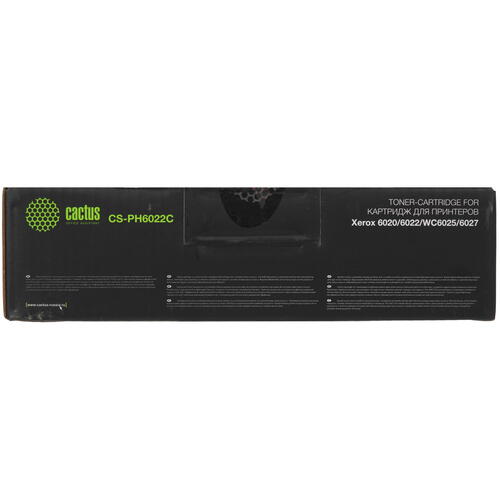 Купить Картридж лазерный Cactus CS-PH6022C голубой, с чипом  7949256. Характеристики, отзывы и цены в Донецке