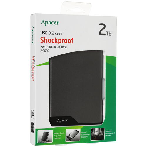 Купить 2 ТБ Внешний HDD Apacer AC632  5054339. Характеристики, отзывы и цены в Донецке
