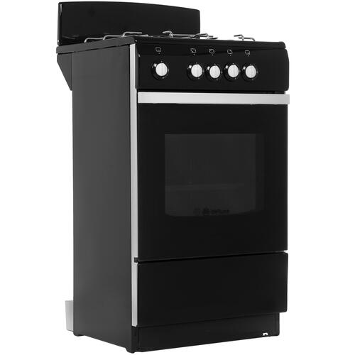 Купить Газовая плита De Luxe 5040.38Г (Щ) черный  1186050. Характеристики, отзывы и цены в Донецке