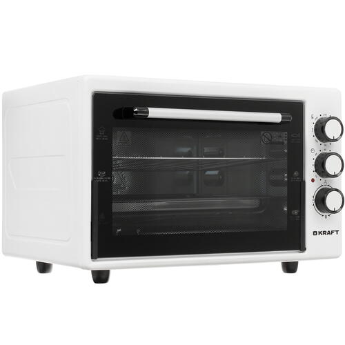 Купить Мини-печь Kraft KF-MO 3200 W белый  5333041. Характеристики, отзывы и цены в Донецке