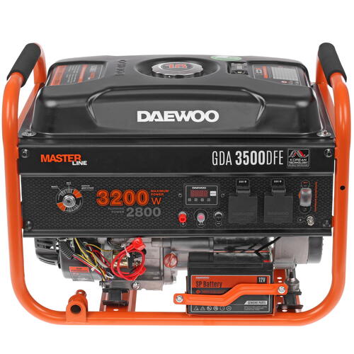 Купить Электрогенератор бензиново-газовый   Daewoo GDA 3500 DFE  1133331. Характеристики, отзывы и цены в Донецке