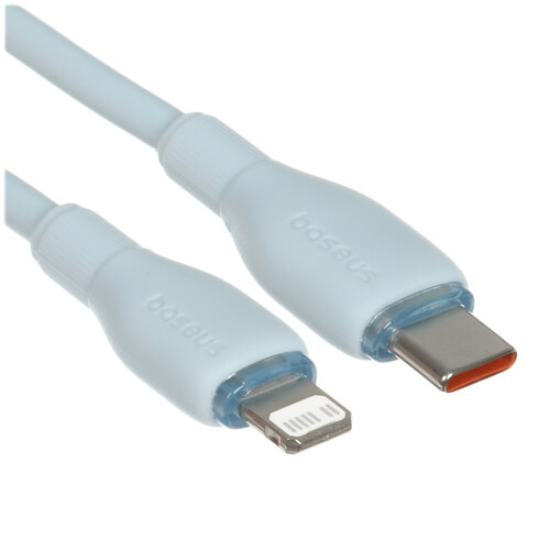 Купить Кабель круглый Baseus Lightning 8-pin - USB Type-C голубой 1.2 м  5495749. Характеристики, отзывы и цены в Донецке