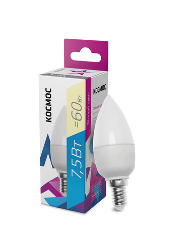 Купить Комплект светодиодных ламп Космос LkecLED7.5wCNE1430  9303107. Характеристики, отзывы и цены в Донецке