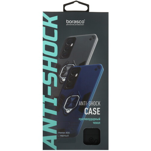 Купить Накладка  BoraSCO Anti-Shok Case для HONOR 400 черный  5631879. Характеристики, отзывы и цены в Донецке