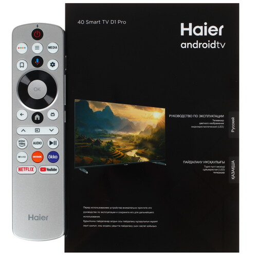 Купить 40" (101 см) Телевизор Haier 40 Smart TV D1 PRO черный  5488238. Характеристики, отзывы и цены в Донецке