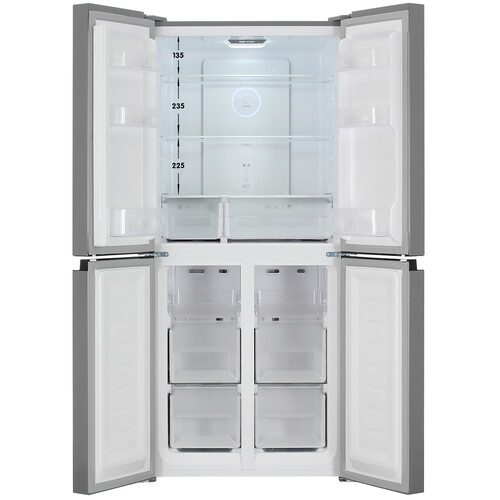 Купить Холодильник с морозильником   DEXP MCr4-41AHA серебристый  9259662. Характеристики, отзывы и цены в Донецке