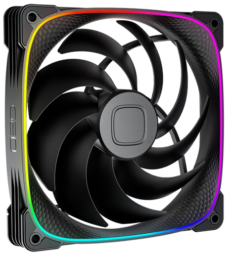 Купить Вентилятор Geometric Future Squama 2503B-14 [1F2503B114000] черный  9227131. Характеристики, отзывы и цены в Донецке