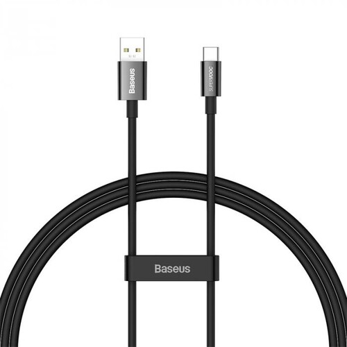 Купить Кабель круглый Baseus USB Type-C - USB 2.0 Type-A черный 1 м  9260777. Характеристики, отзывы и цены в Донецке