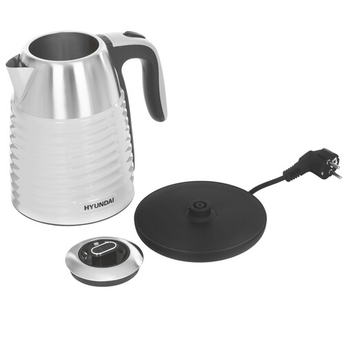 Купить Электрочайник Hyundai HYK-S4804 серый  9228370. Характеристики, отзывы и цены в Донецке