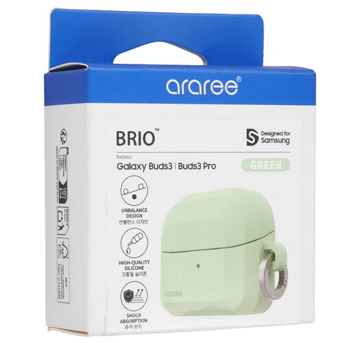 Купить Чехол Araree для Samsung Galaxy Buds 3, Samsung Galaxy Buds 3 Pro, зеленый  5617368. Характеристики, отзывы и цены в Донецке