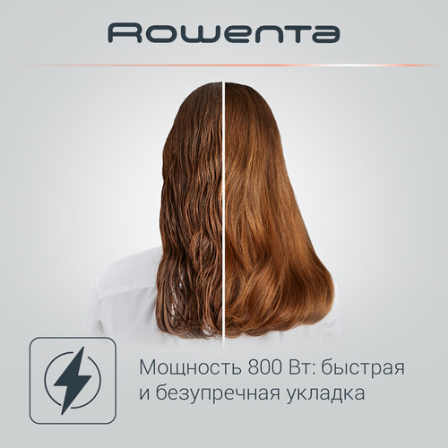 Купить Фен-щетка Rowenta Volumizer CF6135F0 белый/розовый  5352845. Характеристики, отзывы и цены в Донецке
