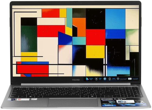 Купить 15.6" Ноутбук Tecno Megabook T15RA серый  5633837. Характеристики, отзывы и цены в Донецке