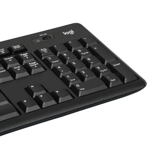 Купить Клавиатура+мышь беспроводная Logitech MK270 черный, английская раскладка  5408495. Характеристики, отзывы и цены в Донецке