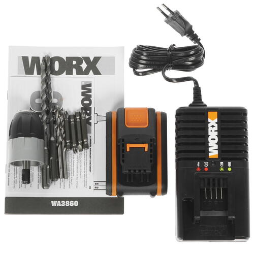 Купить Перфоратор Worx WX390.1 PowerShare 20V  8143032. Характеристики, отзывы и цены в Донецке