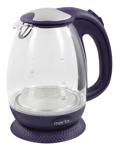Купить Электрочайник MARTA MT-4625 фиолетовый  9058564. Характеристики, отзывы и цены в Донецке