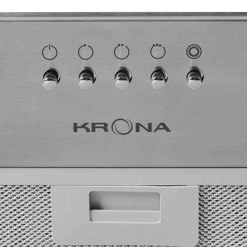 Купить Вытяжка полновстраиваемая KRONA RUNA 600 PB серебристый  8184304. Характеристики, отзывы и цены в Донецке