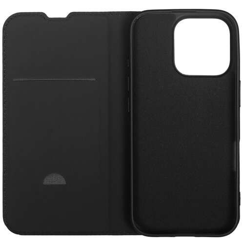 Купить Чехол-книжка  BoraSCO для Apple iPhone 16 Pro черный  5473631. Характеристики, отзывы и цены в Донецке