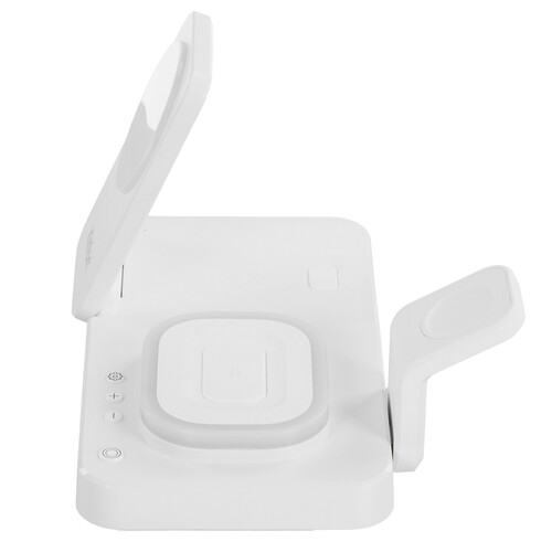 Купить Беспроводное зарядное устройство Kitfort КТ-3760 белый  9283655. Характеристики, отзывы и цены в Донецке