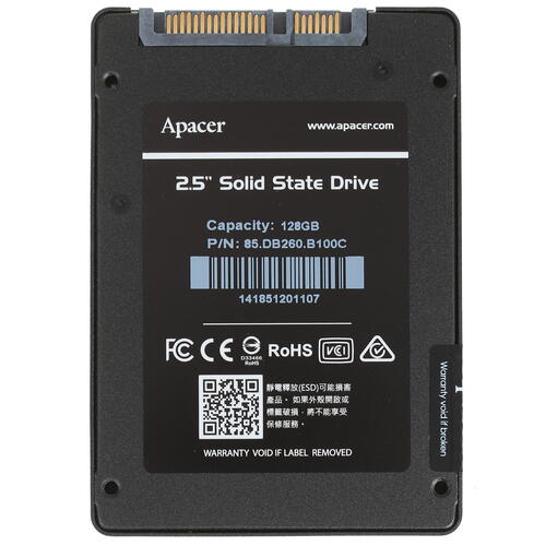 Купить 128 ГБ 2.5" SATA накопитель Apacer AS350 PANTHER [95.DB260.P100C]  1319613. Характеристики, отзывы и цены в Донецке