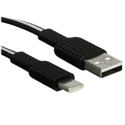 Купить Кабель плоский Hoco USB Type-C - USB 2.0 Type-A черный 1 м  9238225. Характеристики, отзывы и цены в Донецке