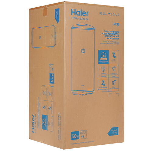 Купить Водонагреватель электрический Haier ES50V-B2 Slim  9971227. Характеристики, отзывы и цены в Донецке