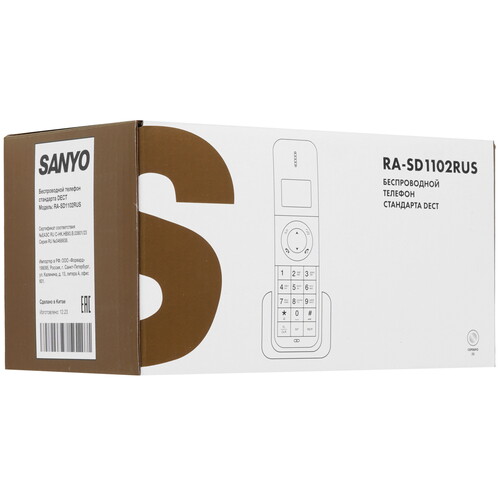 Купить Телефон беспроводной (DECT) Sanyo RA-SD1102RUS  9291833. Характеристики, отзывы и цены в Донецке