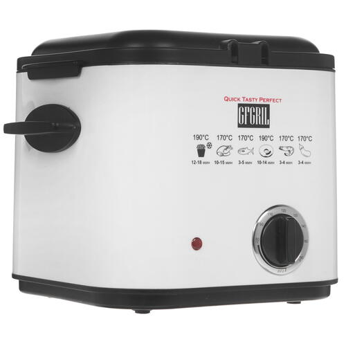 Купить Фритюрница GFgril GFF-012 Easy Cook белый  8142847. Характеристики, отзывы и цены в Донецке