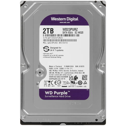 Купить 2 ТБ Жесткий диск WD Purple [WD23PURZ]  5422675. Характеристики, отзывы и цены в Донецке