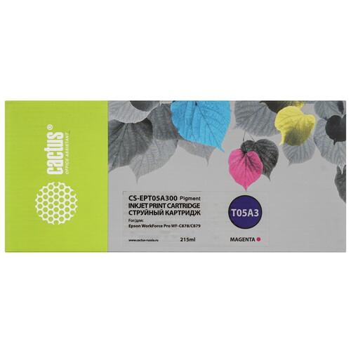 Купить Картридж Cactus CS-EPT05A300 пурпурный  9065616. Характеристики, отзывы и цены в Донецке