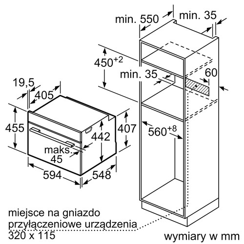 Купить Электрический духовой шкаф Bosch CSG7364B1 черный  9102297. Характеристики, отзывы и цены в Донецке