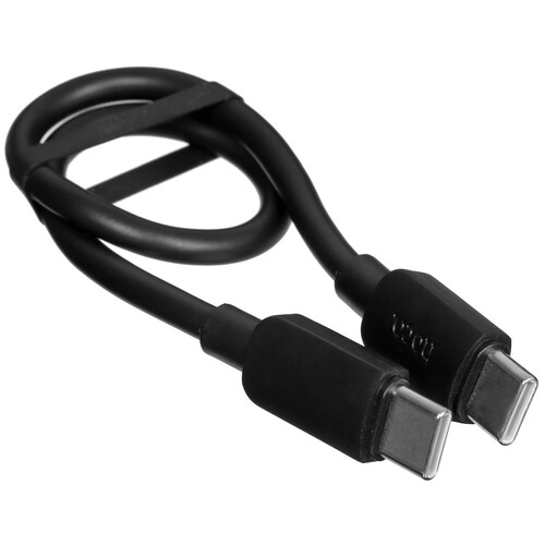 Купить Кабель круглый Hoco USB Type-C - USB Type-C черный 0.25 м  5635381. Характеристики, отзывы и цены в Донецке
